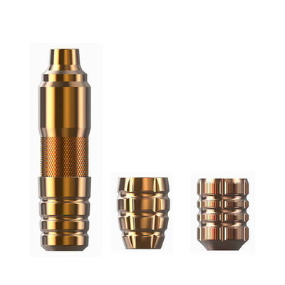 Gold Color Wireless Tattoo Rotary Pen Machine Portable For Body Art